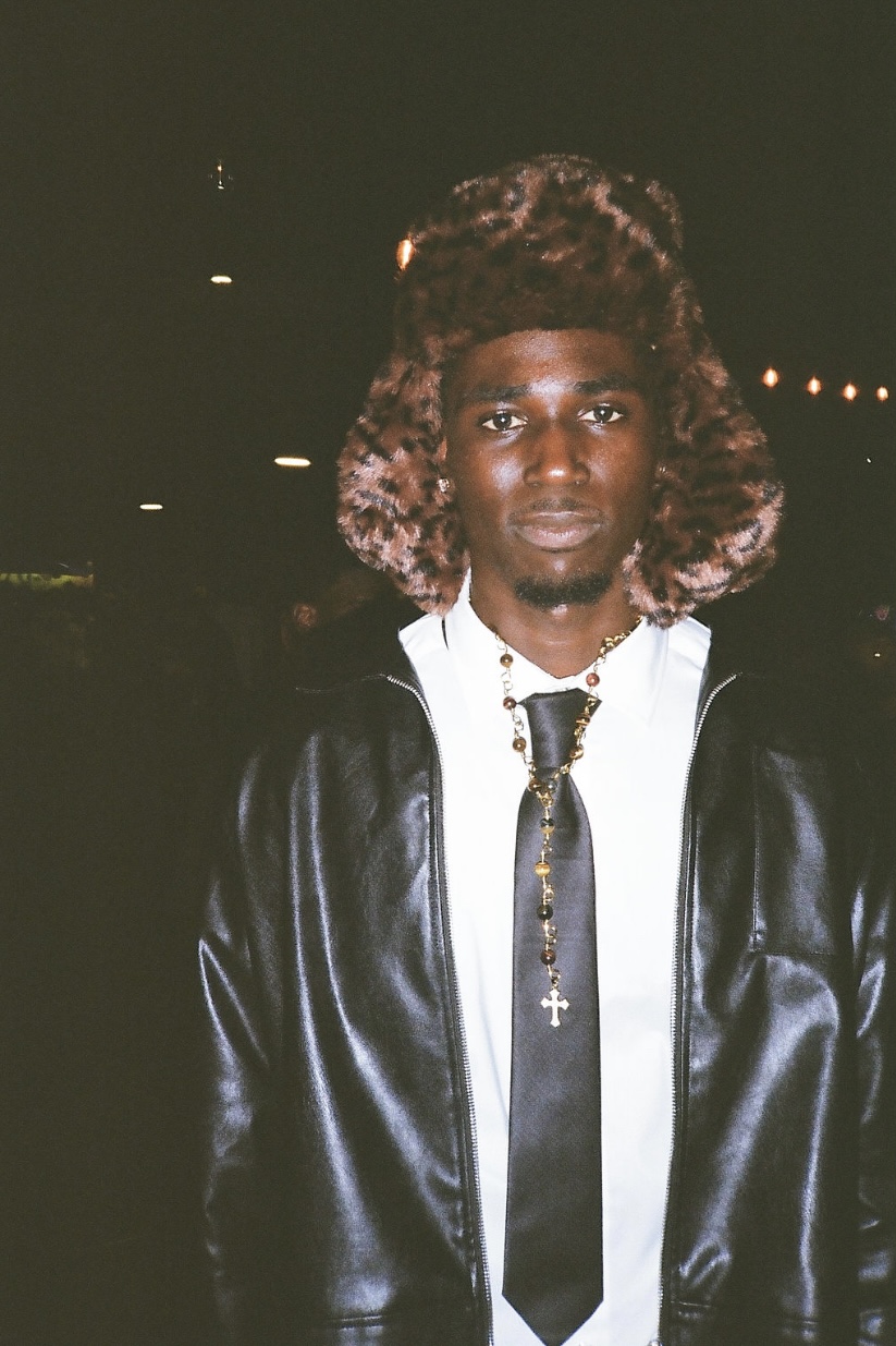 Night fashion portrait